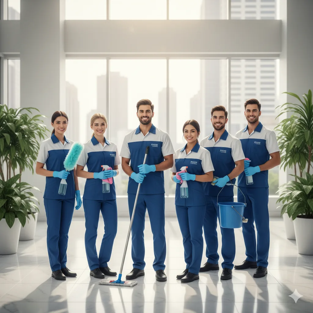 Our friendly cleaning team